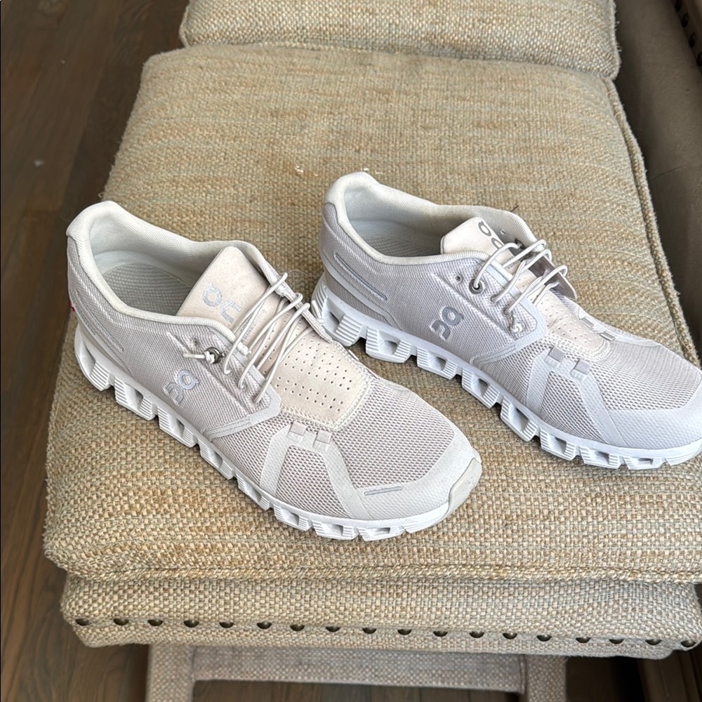 On cloud. Running White Athletic Shoes